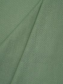 Муслин Премиум двухслойный гладкий цв.Темный морозно-зеленый, ш.2.5м, хлопок-100%, 125гр/м.кв