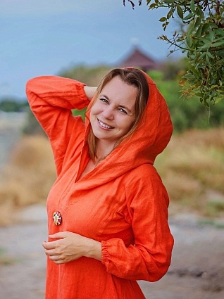 Платье обережное Лен 100%