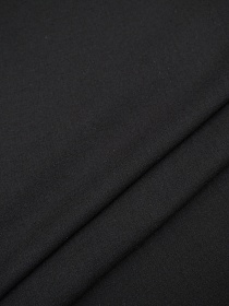 Полулен с вискозой с эфф.мятости цв.Черный, ш.1.5м, хл-40%, лен-30%, виск-30%, 165г/м.кв