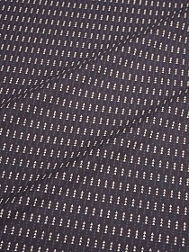 Теплый хлопок "Пирамидки - елочки (синий/молочный)" цв.инжир, ш.1.5м, хлопок-100%, 150гр/м.кв