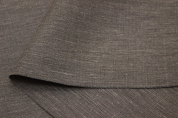 Лен костюмный цв.Кофейно-серый-2, ш.1.5м, лен-100%, 180гр/м.кв