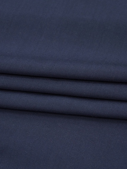 Штапель цв.Темный сине-серый, ш.1.45м, вискоза-100%, 110гр/м.кв 