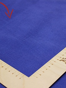 Микровельвет с эластаном цв.Васильково-синий, СОРТ2, ш.1.44м, хлопок-70%, эластан-30%, 280гр/м.кв