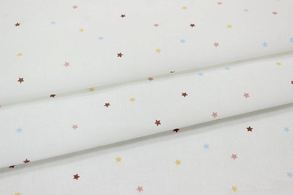 Поплин "Звездная россыпь", СОРТ2, ш.1.5м, хлопок-100%, 105гр/м.кв