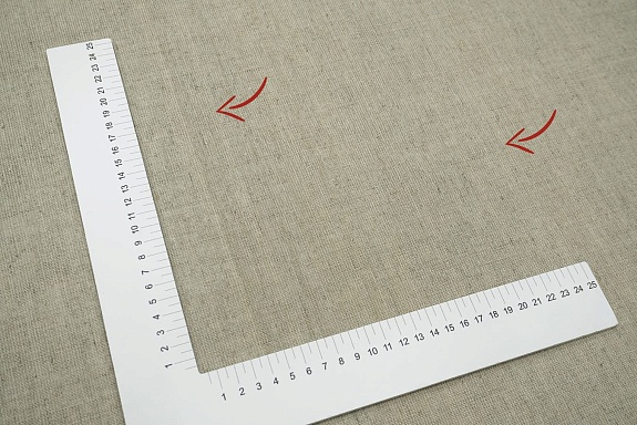 Мерный лоскут (ткань в отрезах) - Лен бортовка, ш.1.5м, лен-100%, 270гр/м.кв