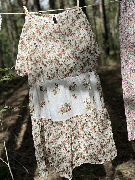 Льняное платье "Розанна"