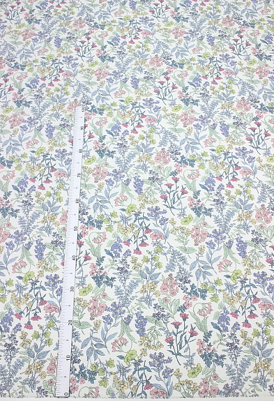 Сатин "Ароматное цветение" , ш.2.35м, хлопок-100%, 110гр/м.кв