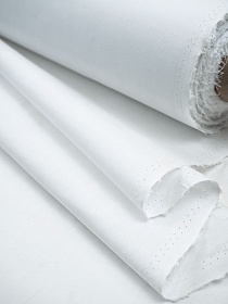 Импортный хлопок цв.Белый, ш.1.55м, хлопок-100%, 115гр/м.кв