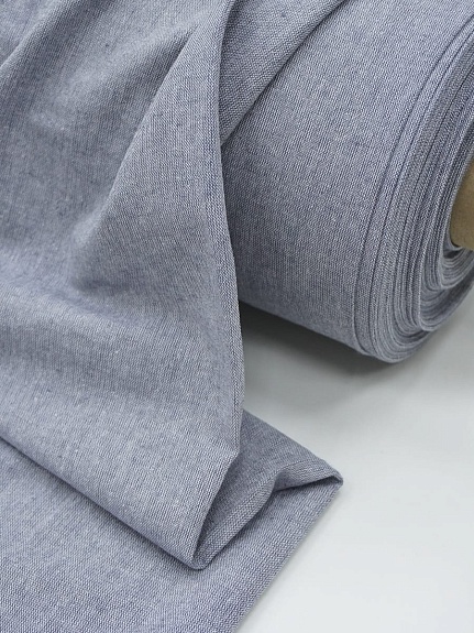 Полулен постельный с эфф. мятости цв.Серый меланж, (комп), ш.2.65м, лен-29%, хлопок-71%, 165гр/м.кв