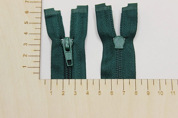 Молния спиральная №5 цв.зеленый мох, 70см