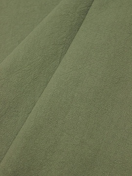 Хлопок крэш цв.Темный болотно-зеленый винтаж, ш.1.4м, хлопок-100%, 160гр/м.кв