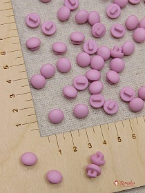 Пуговица "Грибок" пластмасса, цв.сиренево-розовый, 10мм
