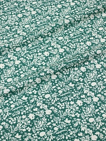 Штапель "Аделис" цв.зеленый, ш1.45м, вискоза-100%, 95гр/м.кв