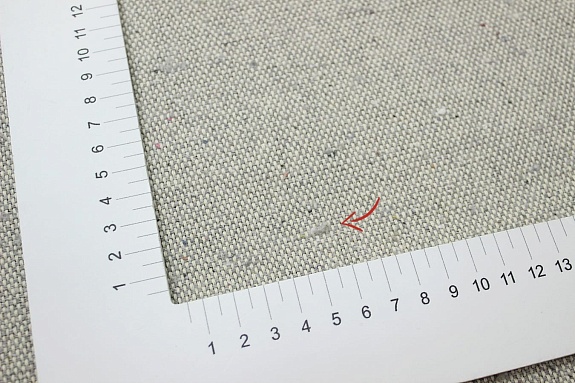 Полульняной брезент цв.Светло-серый меланж, СОРТ2, ш.1.60м, хлопок-50%, лен-10%, п/э-40%, 370гр/м.кв