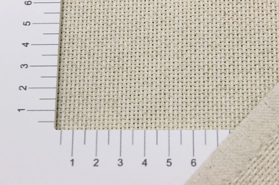 Канва аппретированная №14 цв.льняной, хлопок -70%, лен-30%, 1.5 м, 200 гр/м.кв