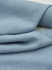 Крапива Рами (Ramie)-диагональ, цв.Серо-голубая дымка-2, ш.1.4м, крапива-100%, 270гр/м.кв