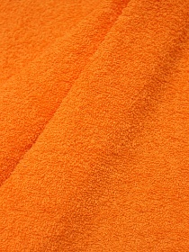 Махровая ткань цв.Оранжевый, ш.1.5м, хлопок-100%, 350гр/м.кв