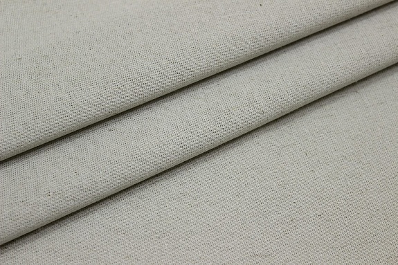 Полулен постельный цв.Св.серый с мятным оттенком меланж, ш.2.2м, лен-30%, хл-70%, 155гр/м.кв