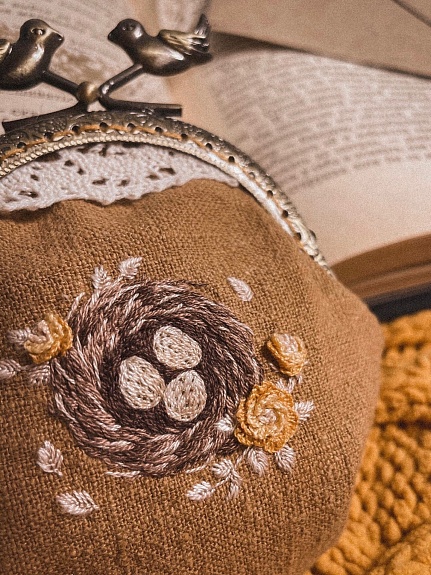 Кошелек из крапивы 100%