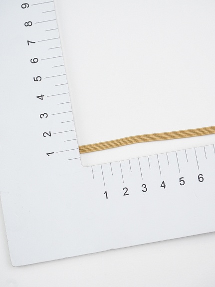 Резинка бельевая цв.Песочный, ш.4мм, 10м