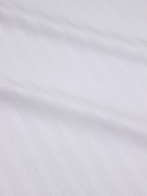 Сатин-страйп цв.Белый (оптически отбеленный) (1см*1см), СОРТ2, ш.2.2м, хлопок-100%, 120гр/м.кв