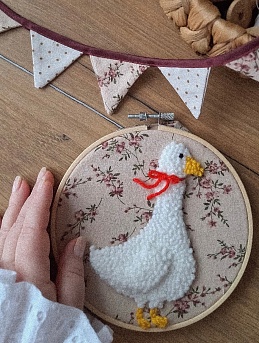 Гирлянда из теплого хлопка