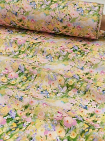 Импорт. хлопок Цифр.печать "Луговой микс", ш.1.45м, хлопок-100%, 100гр/м.кв