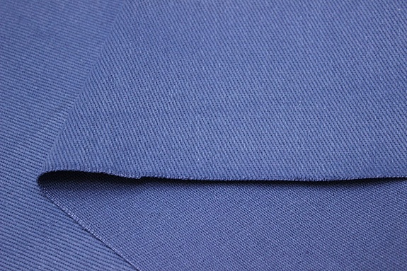 Джинс с ворсом цв.Джинсовый с фиолетовым оттенком, ш.1.5м, хлопок-100%, 330гр/м.кв