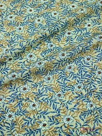 Штапель "Надежда" цв.сухая трава, ш.1.43м, вискоза-100%, 100гр/м.кв