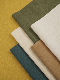 Набор тканей для рукоделия "Крапива Ramie: Листопад", 45*30 см, 6 шт