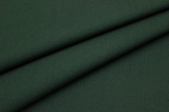 Саржа цв.Темный хвойно-еловый, ш.1.5м, хлопок-100%, 260гр/м.кв