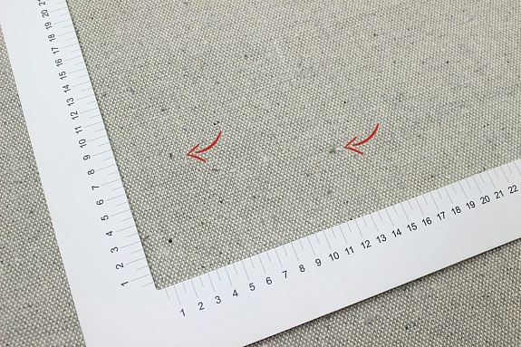 Полульняной брезент цв.Светло-серый меланж, СОРТ2, ш.1.60м, хлопок-50%, лен-10%, п/э-40%, 370гр/м.кв