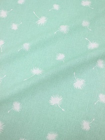 Поплин "Одуванчики - зонтики", (комп), ш.1.5м, хлопок-100%, 110гр/м.кв