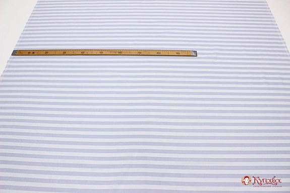 Бязь "Средняя серая полоска", ш.1,5м, хлопок-100%, 120гр/м.кв 