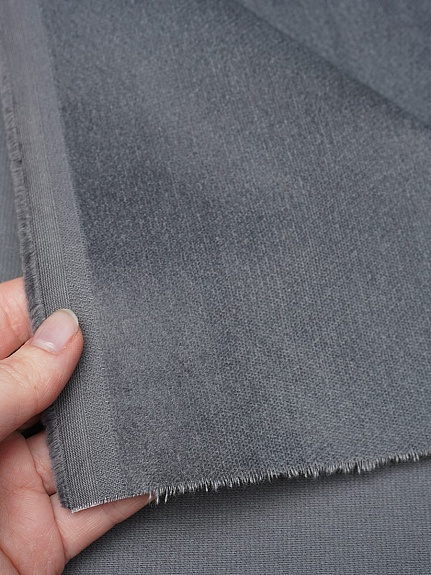 Бархат цв.Мокрый асфальт, ш.1.5м, хлопок-90%, лайкра-5%, п/э-5%, 280гр/м.кв