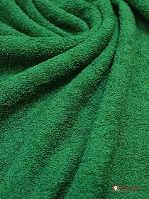 Махровая ткань цв.Темно-зеленый, ш.1.5м, хлопок-100%, 350гр/м.кв