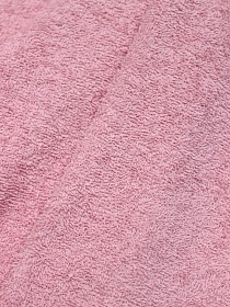 Махровая ткань цв.Светло-розовая дымка-2, ш.1.5м, хлопок-100%, 350гр/м.кв