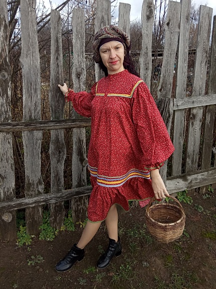 Женское платье из хлопка