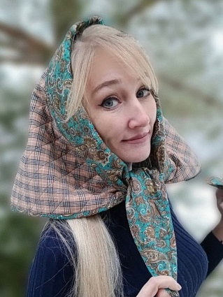 Косынка из вареного хлопка и импортного хлопка
