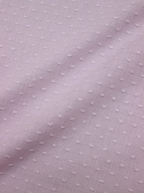 Фактурный хлопок "Шарики" цв.бледный сиренево-розовый туман, ш.1.45м, батист, хлопок-100%, 60гр/м.кв