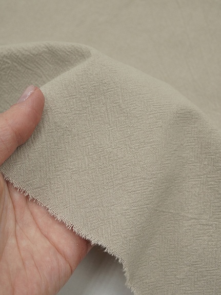 Хлопок крэш цв.Бежевый жемчуг, ш.1.4м, хлопок-100%, 160гр/м.кв