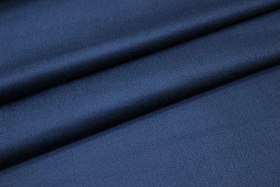 Бархат (жемчужный) цв.Темно-синий с оттенком морская волна, СОРТ2 , ш.1.4м, хл-95%, лайкра-5%