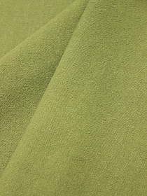 Мерный лоскут (ткань в отрезах) Крапива Рами (Ramie) с хлопком цв.Оливково-зеленый, ш.1.4м, крапива-50%, хлопок-50%, 220гр/м.кв
