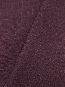 Конопля с хлопком-диагональ цв.Т.лилово-вишневый, ш.1.4м, конопля-80%, хлопок-20%, 245гр/м.кв