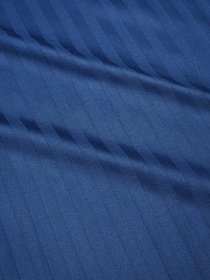 Сатин-страйп цв.Темно-синий (1см*1см), ш.2.2 м, хлопок-100%, 120гр/м.кв