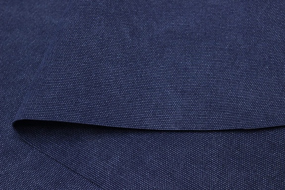 Ткань интерьерная цв.Синий мрамор, ш.1.45м, хлопок-80%, п/э-20%, 500гр/м.кв