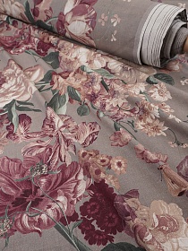 Мерный лоскут (ткань в отрезах) Бязь "Цветочная экспрессия", ГОСТ, ш.2.2м, хлопок-100%, 142гр/м.кв