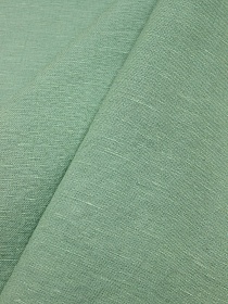 Лен с вискозой с эффектом мятости цв.Винтажная мята, СОРТ2, ш.1.45м, лен-53%, вискоза-47%