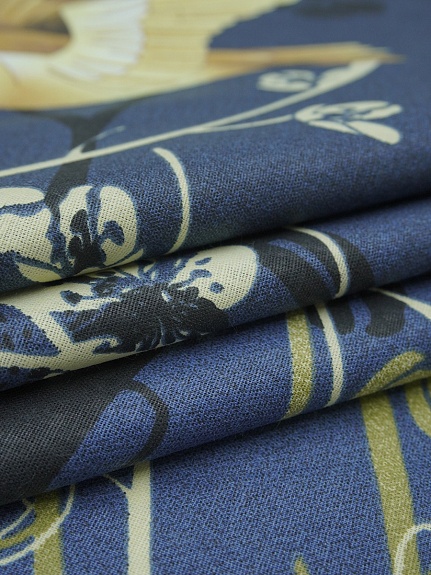 Перкаль "Легкое дыхание-птицы" градиент, (комп), СОРТ2, ш.2.2м, хлопок-100%, 110гр/м.кв