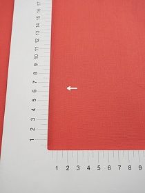 Поплин цв.Темный коралл, СОРТ2, ш.2.2м, хлопок-100%, 105гр/м.кв